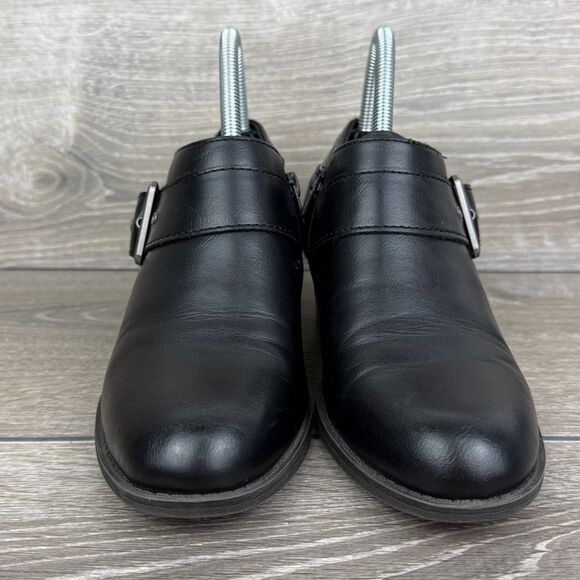 Frye & Co Berlyn Women’s Sz 6.5M Black Buckle Zip Ankle Boot PLF24-44399-001-111 - Picture 2 of 14